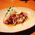 もつ鍋 一慶 - 牛のハツぽん