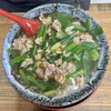 大阪うどんいなの路 - 肉うどん+おにぎり1個セット+ネギ大盛り ¥1000+165
