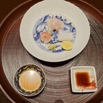 あさば - 伊勢海老のお味噌出汁　と　醤油