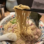 中華そば 勝本 - 中太麺