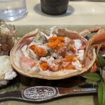 たつや - 肝臓と脂がもううまし。私が好きなカニの部位がこれであることが60年かけてわかった。