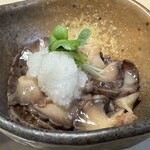 たつや - 赤ナマコの酢の物。こんなにコリコリしてるの初めて。美味い。