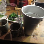 立ち呑みのさのや - 菊正宗 二合 熱燗(2014.11.29)