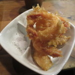 立ち呑みのさのや - えび天 290円(2014.11.29)