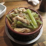 立ち呑みのさのや - 若ごぼうたいたん 180円(2014.11.29)