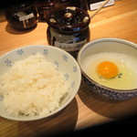とんかつ いわい - 卵かけご飯（メニューにはないです）