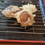 天ぷら定食 どこ - 追加のシイタケ