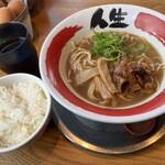 徳島ラーメン人生 - お子様・レディース徳島ラーメン（税込830円）