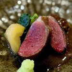 柚木元 - 天然真鴨のロースト・天然真鴨のハンバーグ