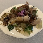 シャントレル - ブルーチーズまとったカマス