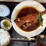 海鮮料理 おかりば - 金目鯛一尾煮膳2200円