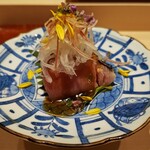 熊本 鮨 銀座ふくじゅ - ハガツオの造り