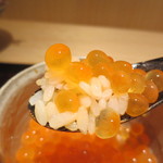 神保町 傳 - きれいなイクラですね。