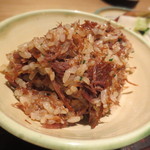 神保町 傳 - ほぐしてこの様な感じになります。