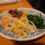 炭焼 金竜山 - <サービス>ナムル盛り 2014.12.x