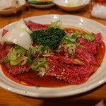 炭焼 金竜山 - <お替り>ハラミ @1,900円×2 2014.12.x