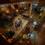 農cafe baikamo - 夜カフェの内観
