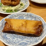 寿司トおでんにのや 大門店 - 蟹味噌春巻き