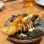 寿司トおでんにのや 大門店 - 海老天巻き