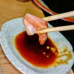 丸山鮮魚店 - 脂がのっていて、美味しいです　!(^^)!