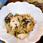 いろはや食堂 - 定食ランチ モツ炒め