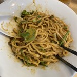 担担麺 微風 - まぜまぜし終わったところ