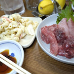 刺し身とマカサラという完璧なスタート☆