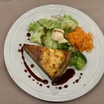 ラパン - 蟹とほうれん草のキッシュ