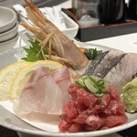 炉ばた焼 八閣 - お刺身盛り（三種）