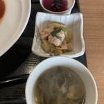 CHINESE DINING 瑞 - 中華スープ・ビックリドッキリ小鉢・ミルクプリン