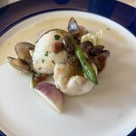 鮟鱇のアクアパッツア風