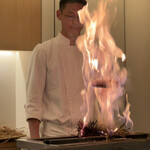 鮨 こん藤 - イケメンと炎