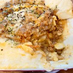 BEARS - 平たい1センチ程度のパスタ（ラザニア）
ゴロゴロとミンチ
スライスされた愛西市産レンコンの
シャキッと食感が心地良く、旨味溢れる美味しさだった
