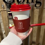 ゴンチャ - ドリンク写真:ブラックミルクティー(HOT)!