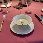 レストラン八間蔵 - カブのポタージュ