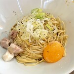 中華そば イデタ - 鶏油和えそば（税込350円）