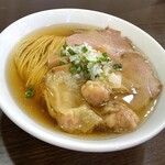 中華そば イデタ - ワンタン塩そば（税込1000円）