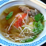 幸月庵 - 鴨すい（もっちり蕎麦掻）