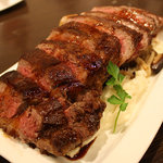 ジャンジャンブル - 薩摩黒牛のサーロインステーキです。