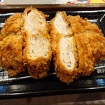 キムカツ亭 - キムカツ膳 ハーフ&ハーフ (チーズ、ガーリック)