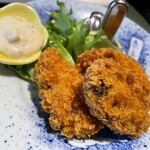 梅の花 - 牡蠣フライ