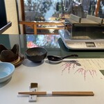 梅の花 - カウンター席