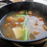 山の家 アララギ - なめこ汁