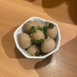 旨い魚とレモンサワー トロ匠 - ■ うずらのたまご ￥495（税込）