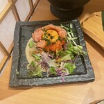 旨い魚とレモンサワー トロ匠 - ■ まぐろユッケ ￥759（税込）