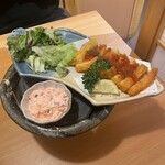 旨い魚とレモンサワー トロ匠 - ■ サーモンレアカツ ￥1,078（税込）