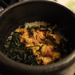 旬菜 おぐら家 - うにと生のりの炊き込みご飯