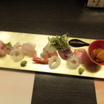 旬菜 おぐら家 - お造り盛り合わせ