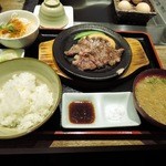 鉄板料理 堂島 - 2014.12和牛ステーキ定食