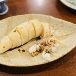 どぜう・四季料理 やぶや - イカのいんろう寿司
